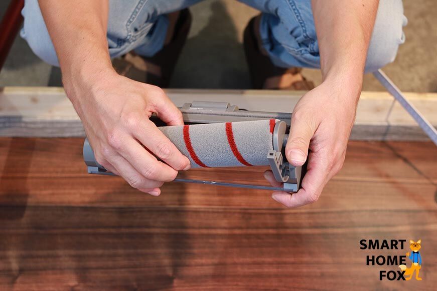 Die Softwalze bzw. Rolle kann entnommen werden